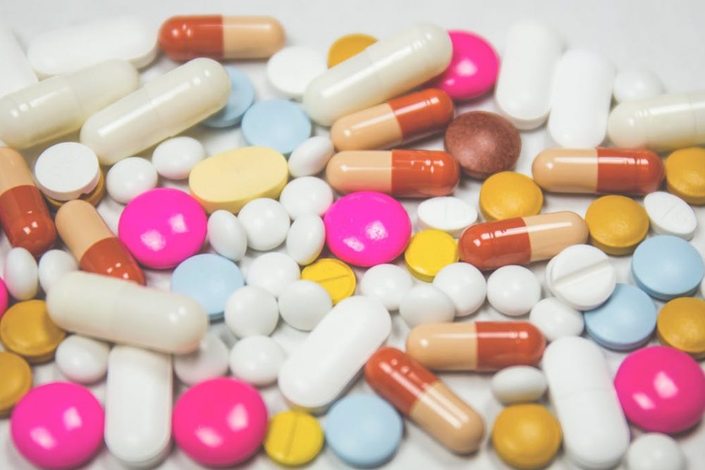 Variety of different pills and tablets