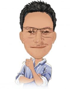 Cartoon of Steve Nault