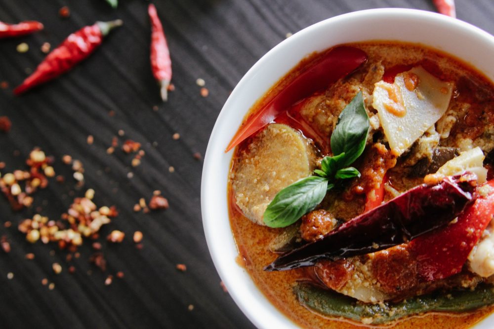Bowl with food