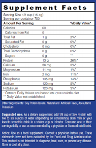 Nutrition Facts Label