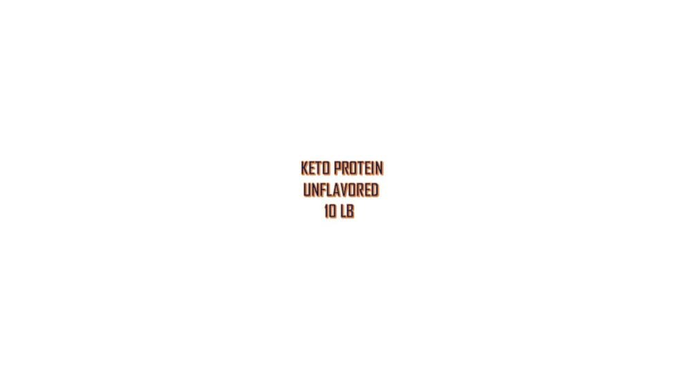 Keto protein unflavored 10 lb