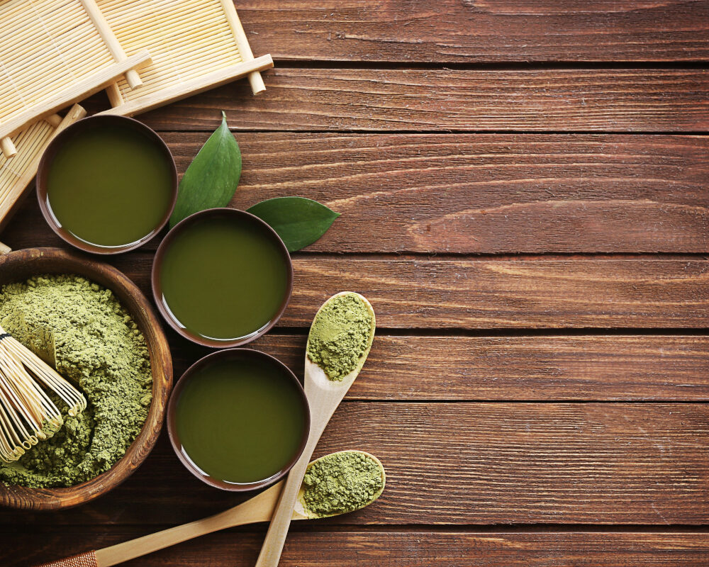 Liquid,And,Powder,Herbs,With,Bamboo,Accessories,And,Leaf